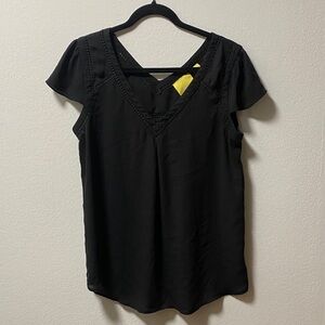 Anthropologie Black Blouse